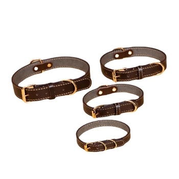 Λουρί και περιδέραιο σκύλου από PU δέρμα — Ανθεκτικό, σταθερή εφαρμογή για όλα τα μεγέθη σκύλων