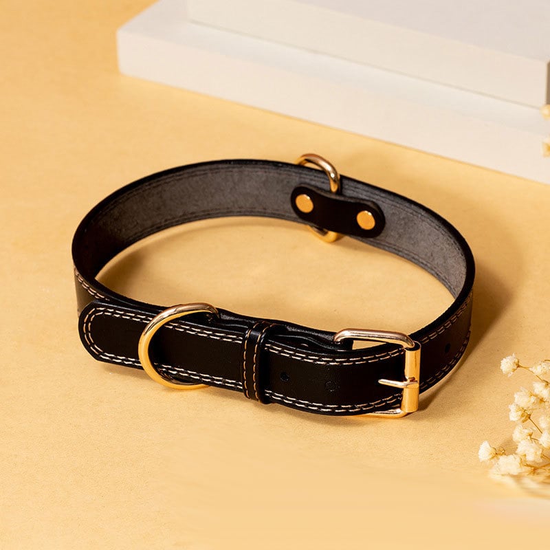 PU кожа за кучета — каишка и нашийник, здрави, универсално пасване за всички породи