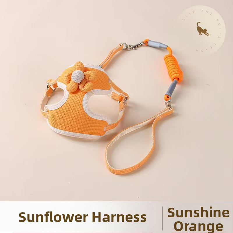 Vest stiliaus šuns harnizas su pavadėliu mažiems šunims; krūtinės diržas; medžiaga: Kita; neimportuota; kategorija: naminių gyvūnėlių virvų diržai.