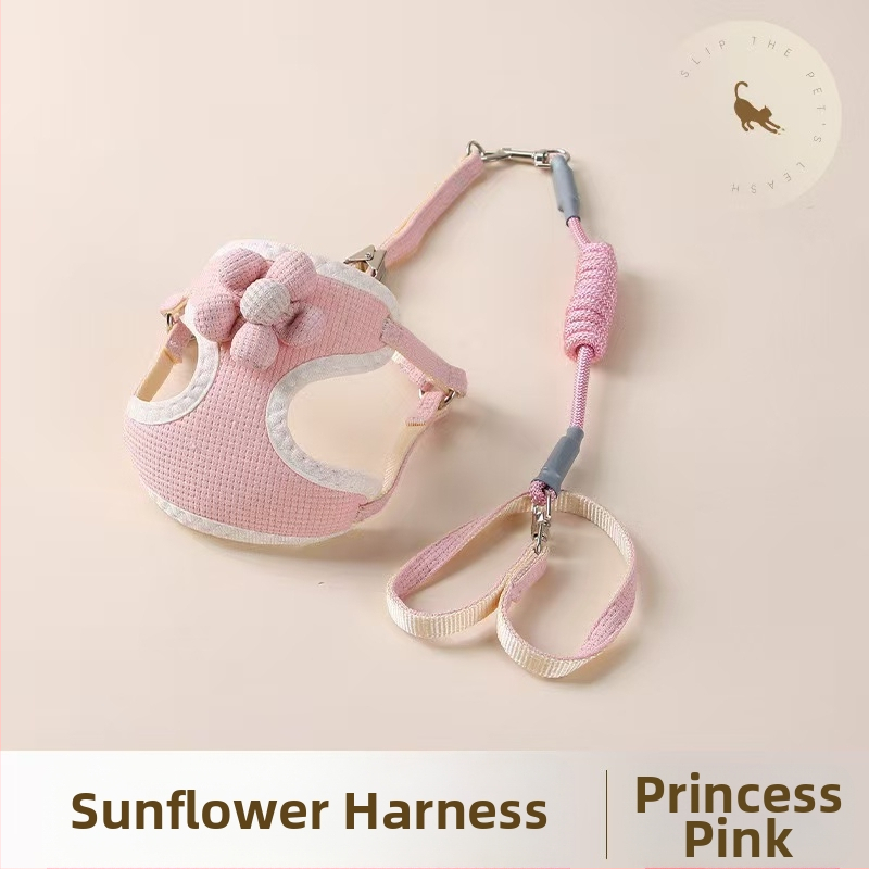 Vest stiliaus šuns harnizas su pavadėliu mažiems šunims; krūtinės diržas; medžiaga: Kita; neimportuota; kategorija: naminių gyvūnėlių virvų diržai.