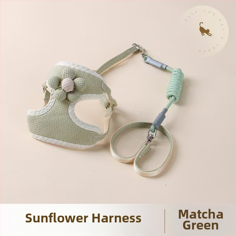 Vest stiliaus šuns harnizas su pavadėliu mažiems šunims; krūtinės diržas; medžiaga: Kita; neimportuota; kategorija: naminių gyvūnėlių virvų diržai.