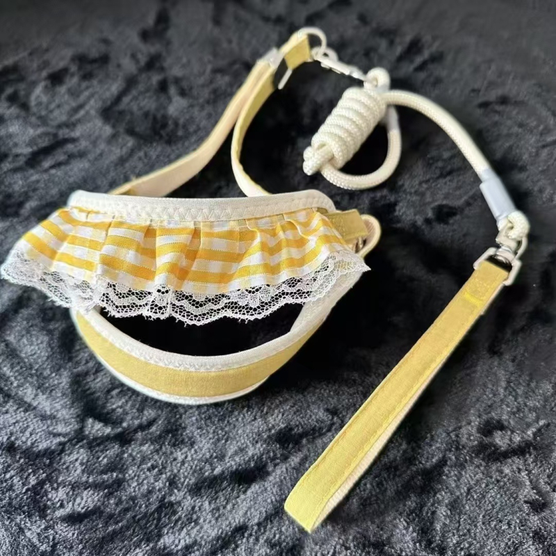 Vest stiliaus šuns harnizas su pavadėliu mažiems šunims; krūtinės diržas; medžiaga: Kita; neimportuota; kategorija: naminių gyvūnėlių virvų diržai.