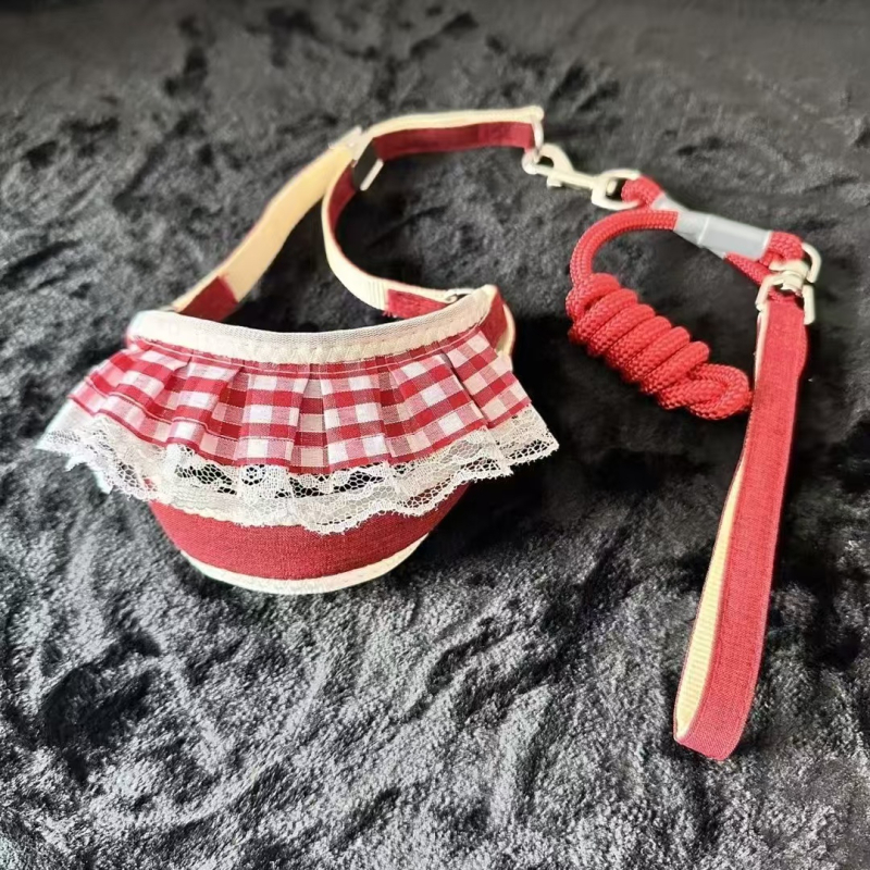 Vest stiliaus šuns harnizas su pavadėliu mažiems šunims; krūtinės diržas; medžiaga: Kita; neimportuota; kategorija: naminių gyvūnėlių virvų diržai.