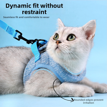 Katės krūtinės diržas su quilted užpildymu, Da Da Bear