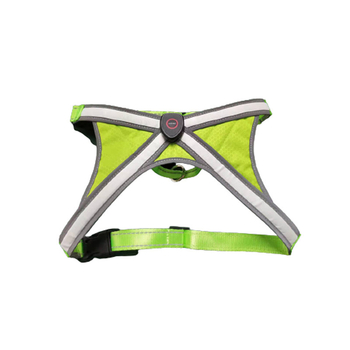Ζώνη θώρακα σκύλου με LED φως, USB επαναφορτιζόμενη, νάιλον, ρυθμιζόμενη, κατάλληλη για νυχτερινές βόλτες