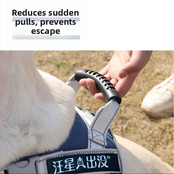 Νάιλον θωρακικό γιλέκο τύπου σαμάρι για σκύλους με αναδιπλούμενο λουρί — Beimu Song