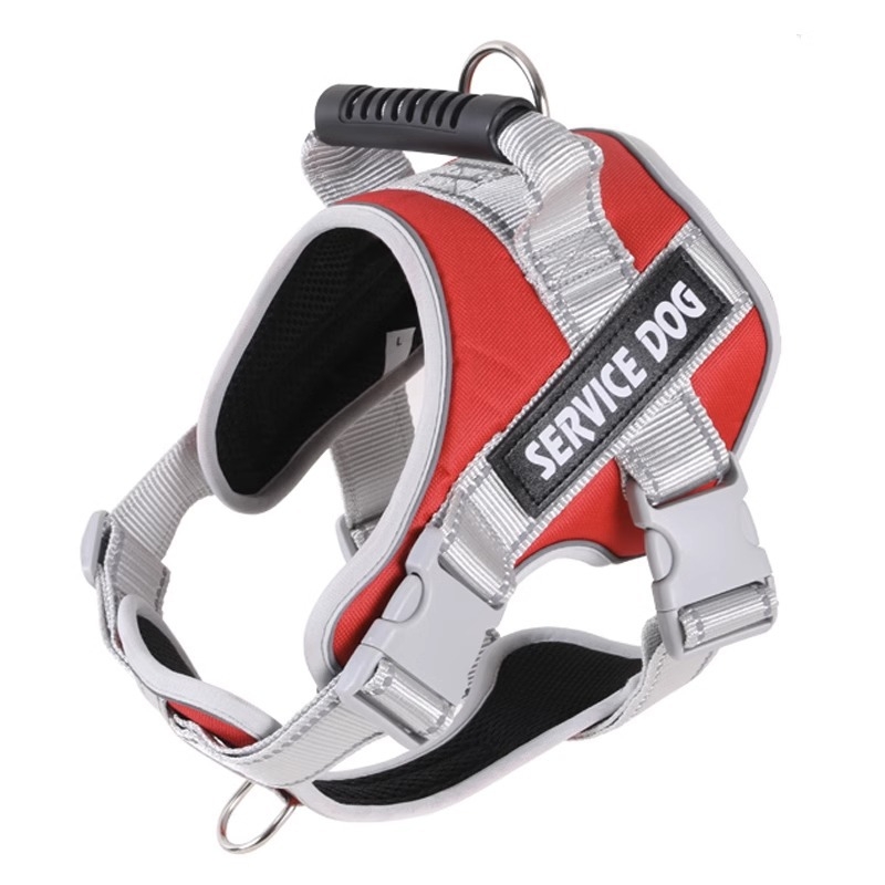 Нейлонов гръден хенш тип седло за кучета, с прибираща се каишка — Beimu Song