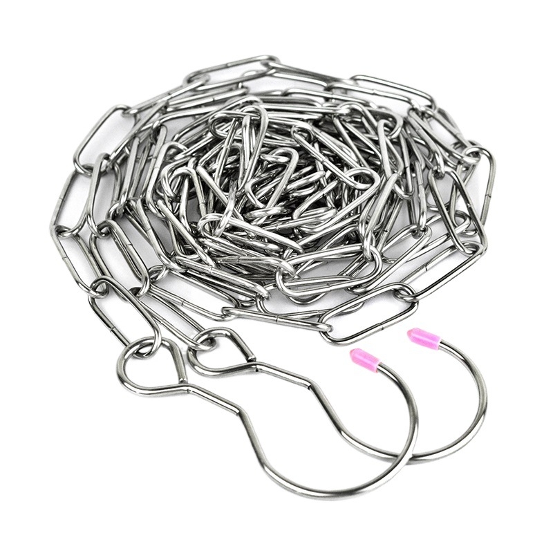 Rozsdamentes acél ruhaszárító, összecsukható, szélálló, balkonos használatra, tárolólánccal