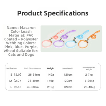 PVC αδιάβροχο λουρί σκύλου από Zichen (Pet) – ζώνη έλξης; συσκευασία 200