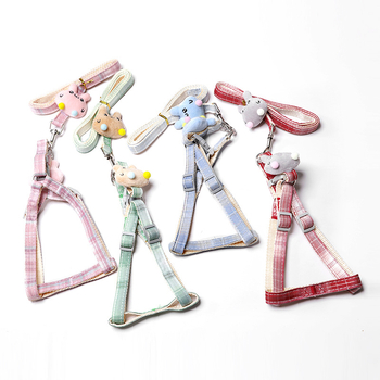 Katės vedimo virvė - neatsidaro, reguliuojamas krūtinės diržas, nailono virvė su lydinio ir ABS užraktais