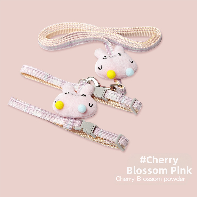 Katės vedimo virvė - neatsidaro, reguliuojamas krūtinės diržas, nailono virvė su lydinio ir ABS užraktais