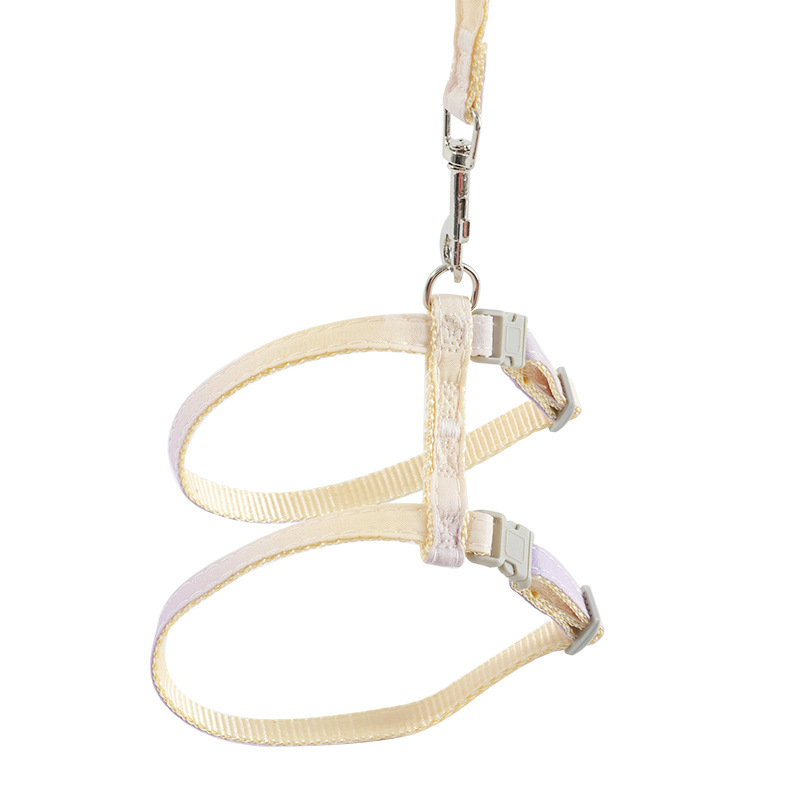 Katės vedimo virvė - neatsidaro, reguliuojamas krūtinės diržas, nailono virvė su lydinio ir ABS užraktais
