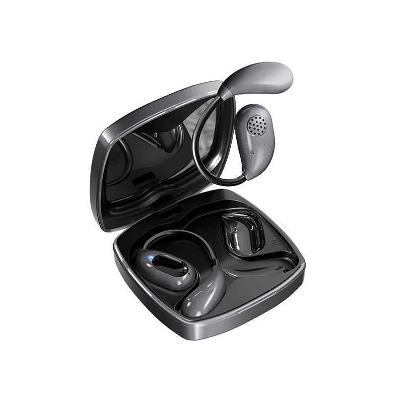 Bezvadu Bluetooth ausines ar AI tulkojumu un daudzvalodu vienlaicīgu tulkojumu, ANC trokšņu samazināšana, darbības diapazons 10 m, Bluetooth 5.0, IPX4, stereo skaņa, 4–8 stundu darbība, K5