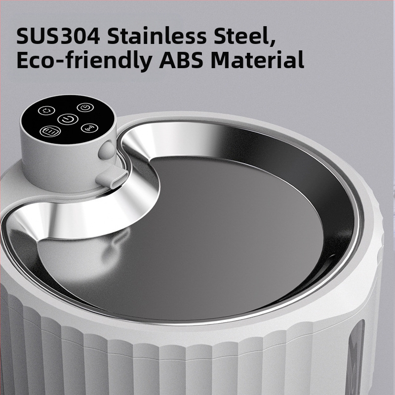 Диспенсър за вода за котки и кучета с инфрачервен сензор и безжично зареждане, отделяем, капацитет 2,8 л, батерия 4000 mAh – модел W04SP