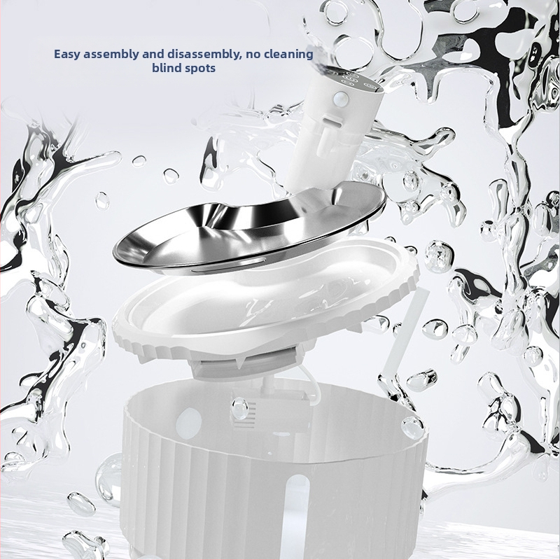 Диспенсър за вода за котки и кучета с инфрачервен сензор и безжично зареждане, отделяем, капацитет 2,8 л, батерия 4000 mAh – модел W04SP