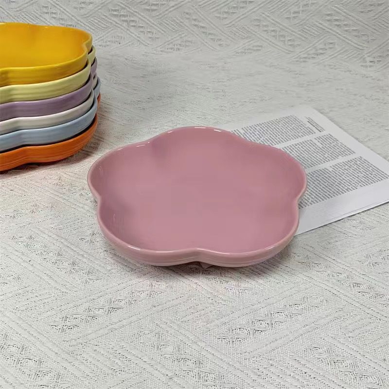 Porcelininė gili lėkštė – prancūziškas stilius, underglaze spalva, mikrobangų krosnelė tinka, neįprasta forma