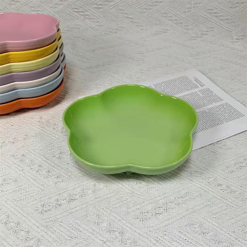 Porcelininė gili lėkštė – prancūziškas stilius, underglaze spalva, mikrobangų krosnelė tinka, neįprasta forma