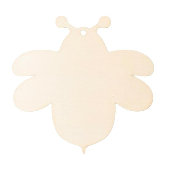 Ξύλινο κρεμαστό DIY σε σχήμα μέλισσας για διακόσμηση, boxwood, μοντέρνο μινιμαλιστικό στυλ