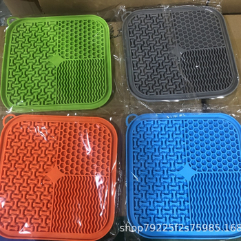 Σιλικονούς δίσκος γλείψιματος για σκύλους και γάτες, αργής πρόσληψης, με βεντούζα, σε συσκευασία 100 τεμαχίων