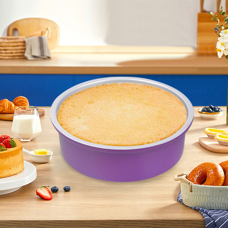 Форма за торта - въглеродна стомана, кръгла, плътно дъно - Yatai - за печива (2023)