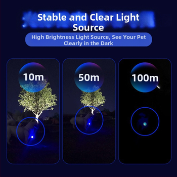 Светеща висулка за домашни любимци с камбанка – против изгубване, светлина за нощни разходки кучета и котки