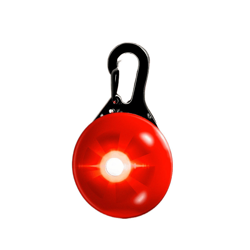 Светеща висулка за домашни любимци с камбанка – против изгубване, светлина за нощни разходки кучета и котки