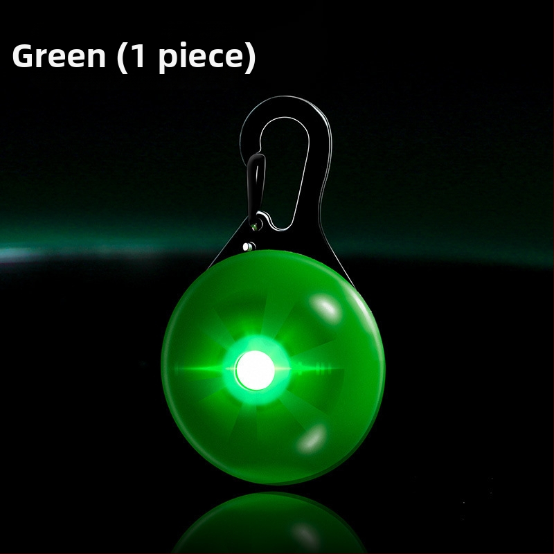 Светеща висулка за домашни любимци с камбанка – против изгубване, светлина за нощни разходки кучета и котки