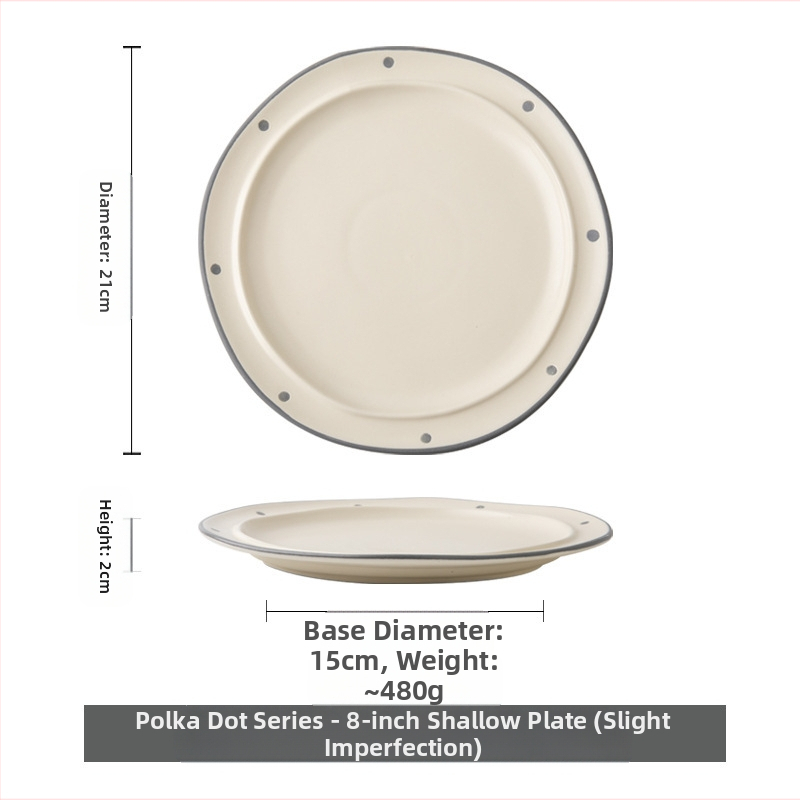 Portselininė lėkštė, netaisyklingos formos, japonų stiliaus, tinka makaronams ir desertams — puiki dovana