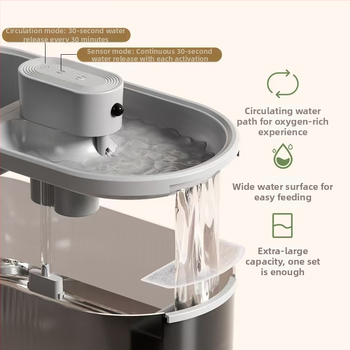 Δοχείο νερού γάτας HI CAT – ABS με ενσωματωμένο φίλτρο βαμβάκι, αυτόματο κύκλος, ήσυχη λειτουργία, προέλευση: Γουενζού