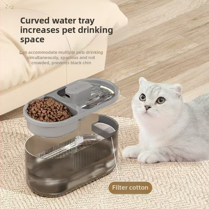 HI CAT macska vízadagoló – ABS anyag, beépített szűrőgyapot, automata ciklus, csendes működés, eredet: Wenzhou