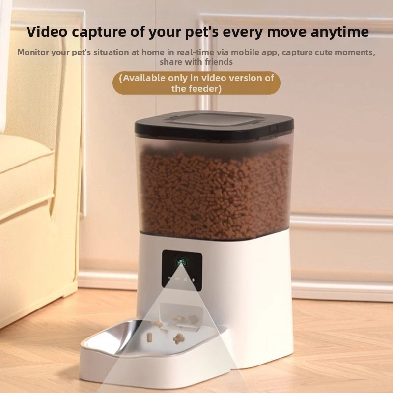 Автоматичен подавач за храна за котки и кучета с поддържане на свежестта, интелигентен таймер и дистанционно наблюдение — Бранд: The Geng of De; Опаковка: 100 бр.; Произход: Друг