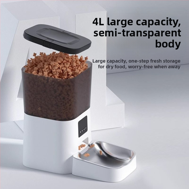 Автоматичен подавач за храна за котки и кучета с поддържане на свежестта, интелигентен таймер и дистанционно наблюдение — Бранд: The Geng of De; Опаковка: 100 бр.; Произход: Друг