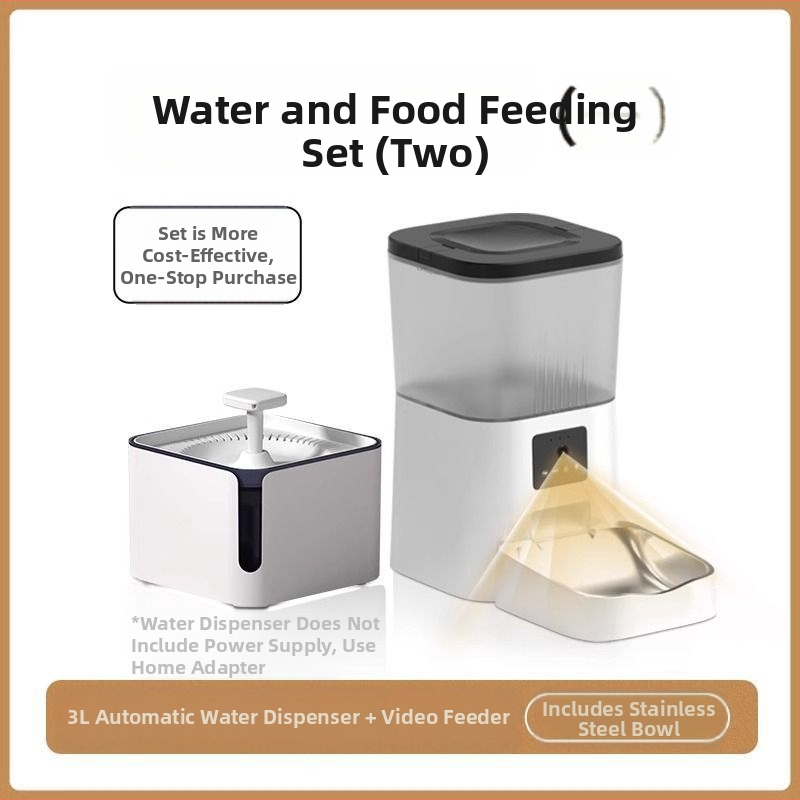 Automātisks kaķu un suņu barības dozētājs ar svaiguma saglabāšanu, gudru taimeri un attālinātu uzraudzību — Zīmols: The Geng of De; Iepakojums: 100 gab.; Izcelsme: Cits