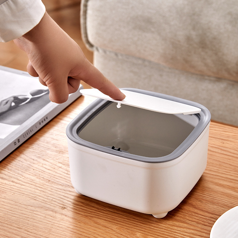 Galda atkritumu tase – piespiežamais vāciņš, PP materiāls, 0,2 kg, izcelsme Zhejiang, mājas lietošanai