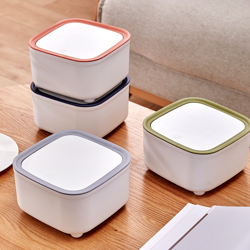 Galda atkritumu tase – piespiežamais vāciņš, PP materiāls, 0,2 kg, izcelsme Zhejiang, mājas lietošanai