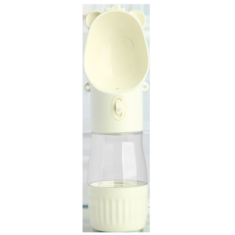 Suņa pastaigas ūdens krūze — integrēts pārnēsājams plecu siksnas dizains, ABS+PC, vienība