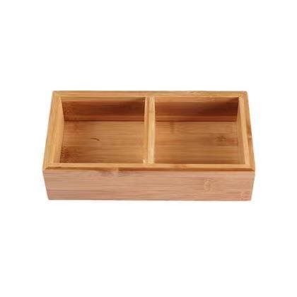 Bambukinis kvadratinis padėklas su devyniais skyreliais, medinė serviravimo plokštė džiovintiems vaisiams ir užkandžiams, kinų stilius