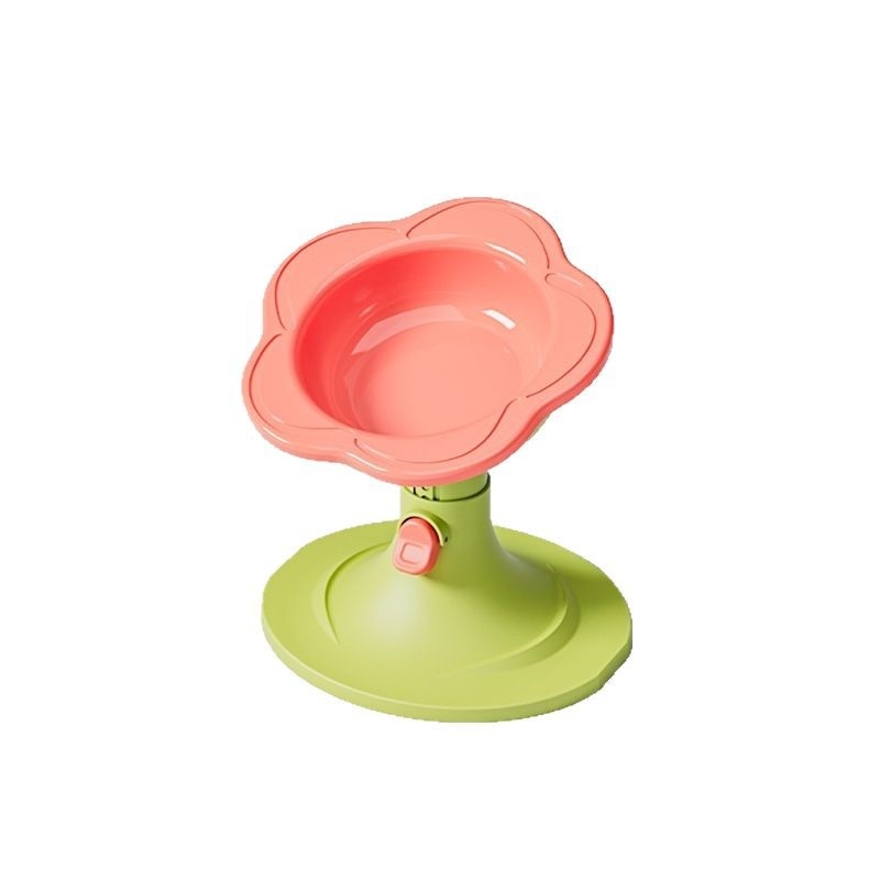 Κεραμικό μπολ για γάτες με ρυθμιζόμενη βάση ύψους, αντιανάτραπτη κατασκευή και ευρύ στόμιο για εύκολη πλήρωση