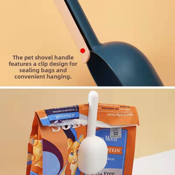 Ξύλινο κουτάλι για κατοικίδια με μετρητική λειτουργία — πολυλειτουργικό, απλό στυλ