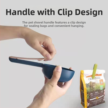 Ξύλινο κουτάλι για κατοικίδια με μετρητική λειτουργία — πολυλειτουργικό, απλό στυλ