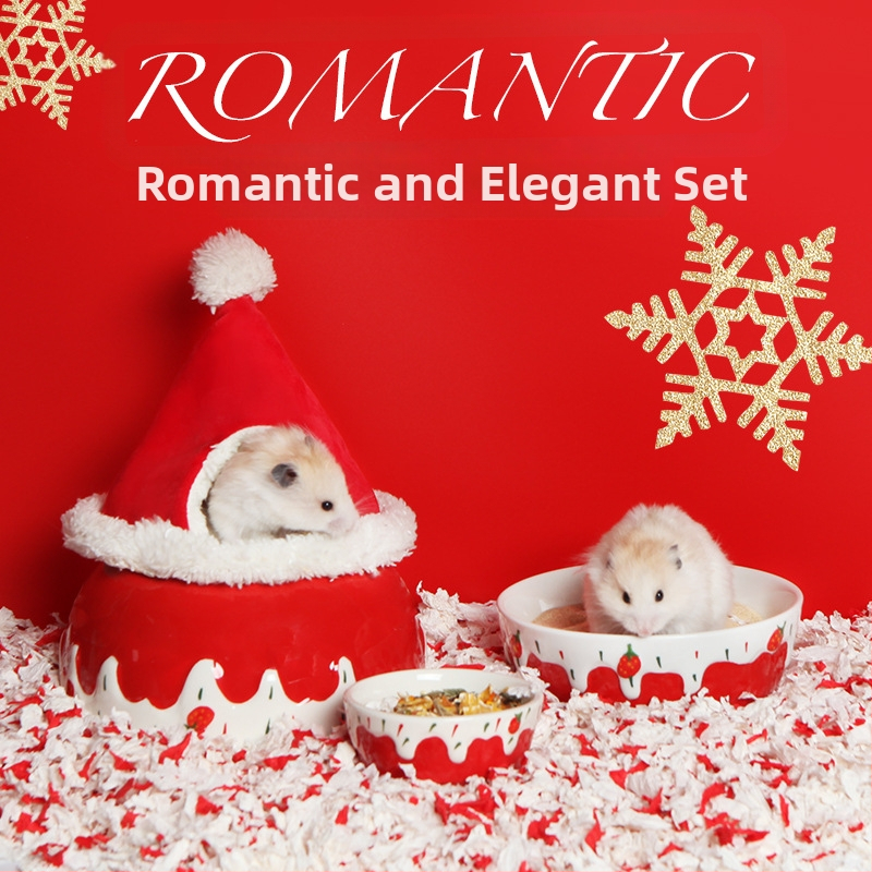 Миска за хомячета от керамика, устойчива към преобръщане, марка BUCATSTATE, посуда за домашни любимци