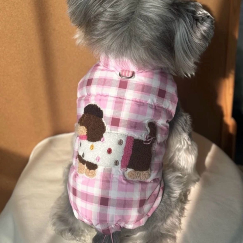 Зимно палто за малки породи кучета — French Bulldog, West Highland White Terrier, Pug, Schnauzer, Poodle