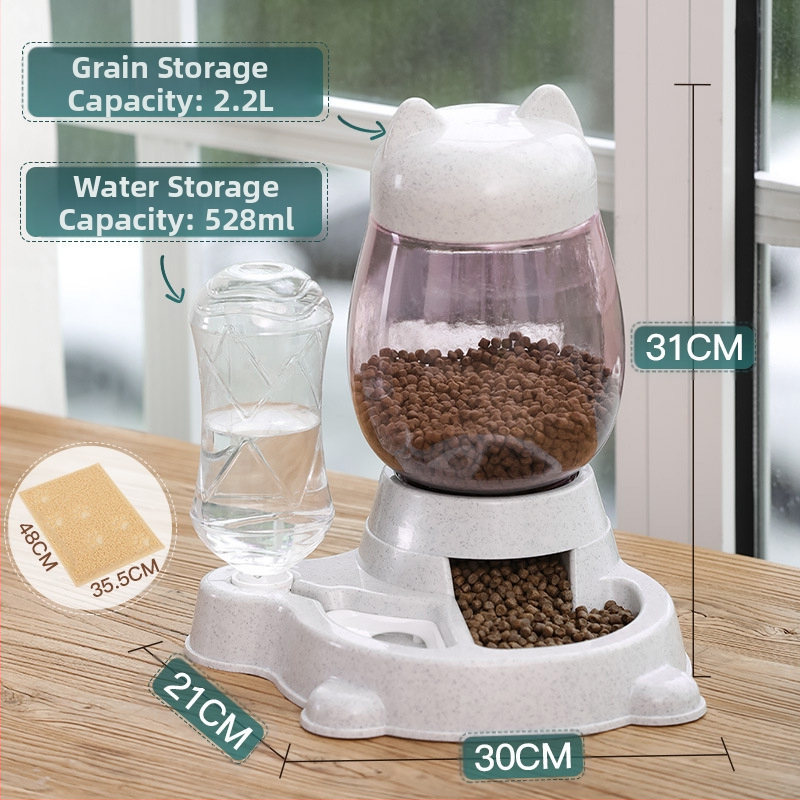 Aibang automatinis katės šėrimo įrenginys su vandens dozatoriumi – neimportuotas, suderinamas su akvariumu