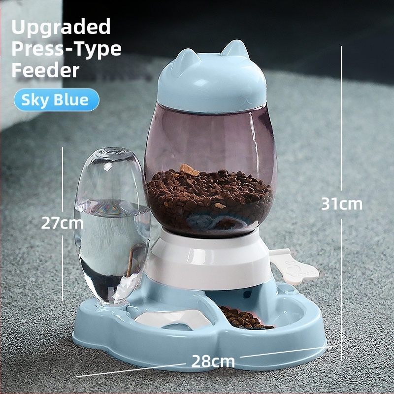 Aibang automatinis katės šėrimo įrenginys su vandens dozatoriumi – neimportuotas, suderinamas su akvariumu