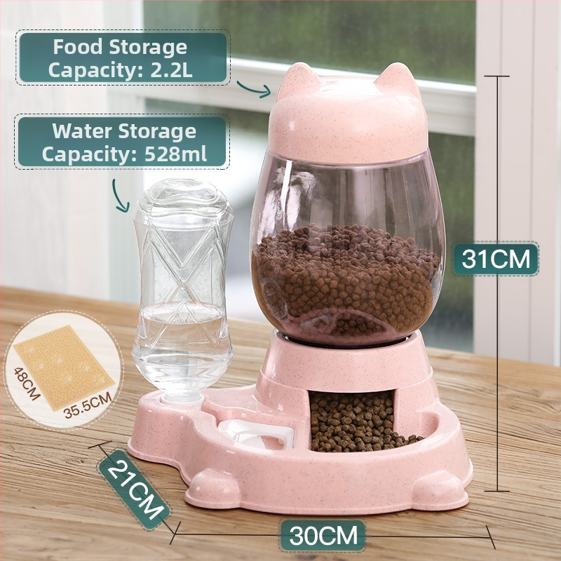 Aibang automatinis katės šėrimo įrenginys su vandens dozatoriumi – neimportuotas, suderinamas su akvariumu