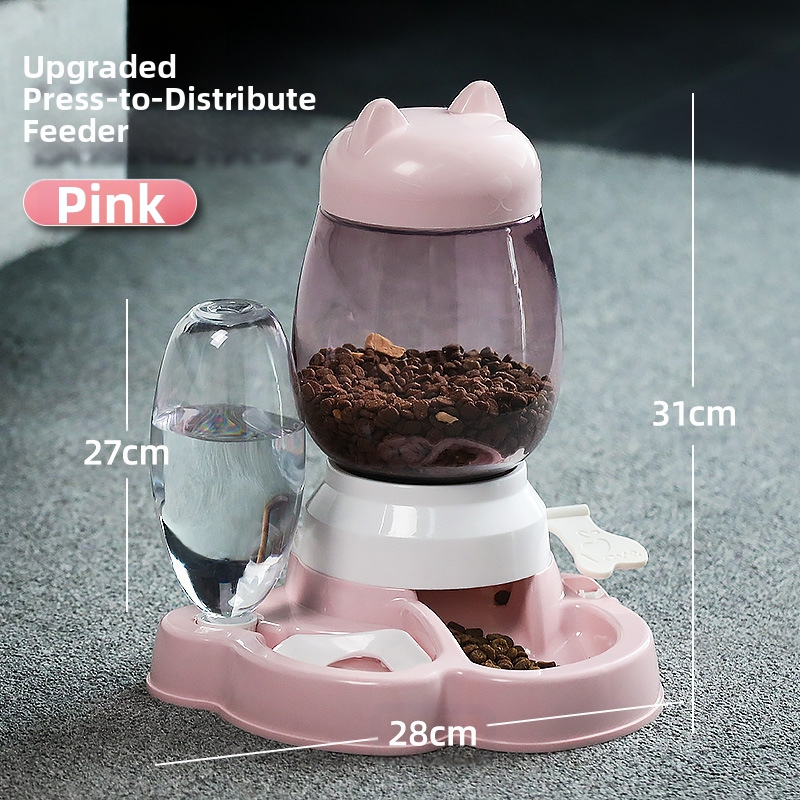 Aibang automatinis katės šėrimo įrenginys su vandens dozatoriumi – neimportuotas, suderinamas su akvariumu