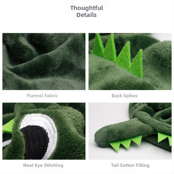 Ivna Ρούχα σκύλου από Κοραλλένιο Φλίς, Χαλαρό Στυλ, Προέλευση Zhejiang, Ρούχα Κατοικίδιων