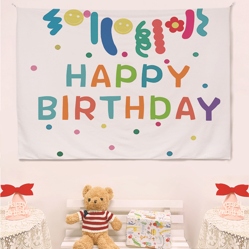 Гоблен за стена, скандинавски стил, карикатурен мотив, правоъгълен, дигитален термичен трансфер