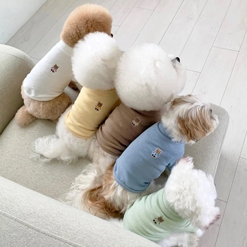 Βασικό ρούχο για κατοικίδια, λεπτή ενδυμασία άνοιξη-καλοκαίρι για μικρές φυλές σκύλων (unisex, ρούχα κατοικίδιων)