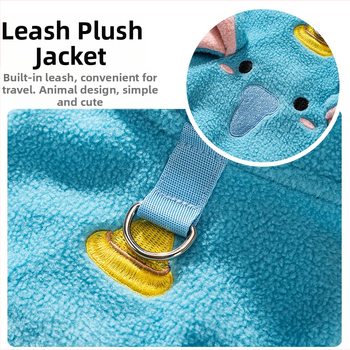 Hippie dog cartoon liemenė augintiniams – poliarinis fliselis, apranga augintiniams, prekinis ženklas Hippie dog